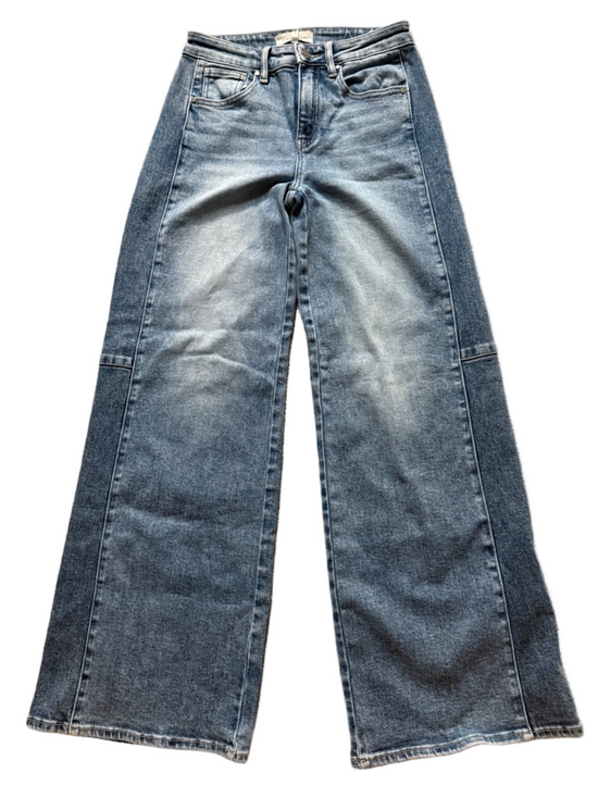 Risen Jeans Denim - Risen Jeans wide leg flare jeans Sz 5/27